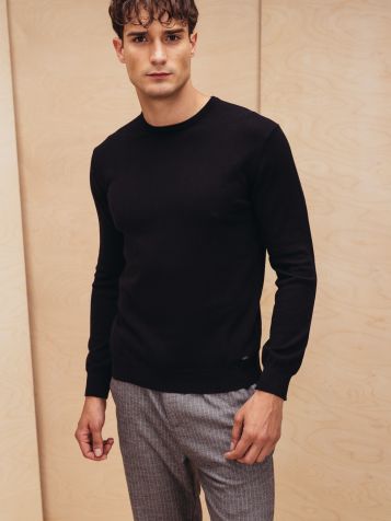 Basic džemper crni