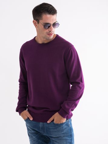 Basic džemper ljubičasti